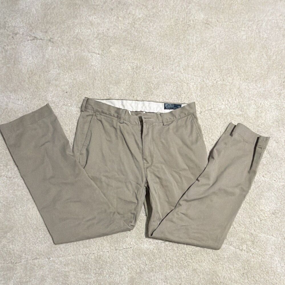 Polo by Ralph Lauren Men’s Beige Chino Pants 34 Classic Fit Straight